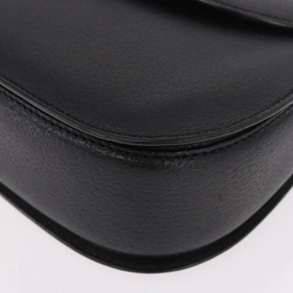 Gucci Bamboo 1947 Top Handle Leather Black Leather Handbag - Picture 10 of 16